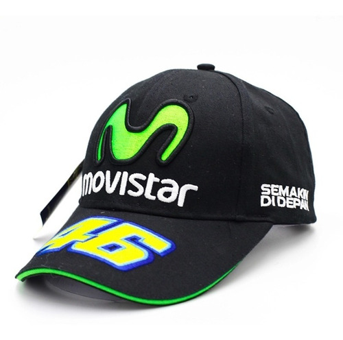 Gorra Yamaha Vr|46 Movistar Moto Gp Motociclismo Carreras