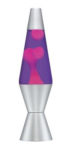 Lámpara De Lava - Lámpara Lava 14,5  Púrpura-rosa, Aluminio,