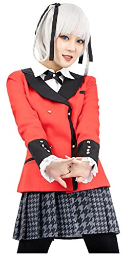 Traje De Cosplay Kakegurui Kirari Momobami Mujer