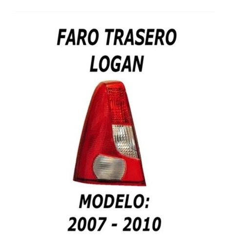 Faro Trasero Renault Logan 2007 2008 2009 2010