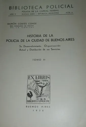 Historia De La Policia De La Ciudad De Buenos Aires Tomo 2 (Usado)