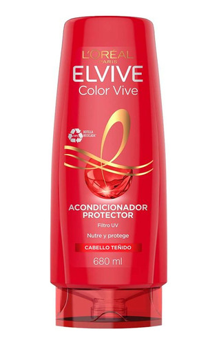 Acondicionador L'oréal Paris Elvive Color Vive 680ml. 