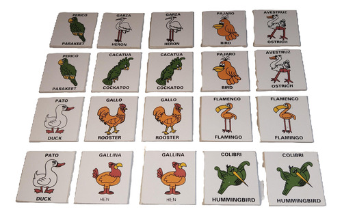 Memorama De Aves - Juego De Mesa