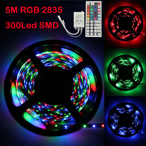 Luz Nocturna En V, 5 M, Rgb 2835, 300 Led, Smd, Tira De Luz