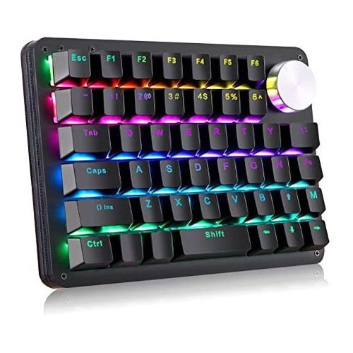 Teclado Mecánico Para Juegos Koolertron De Una Mano, Black P