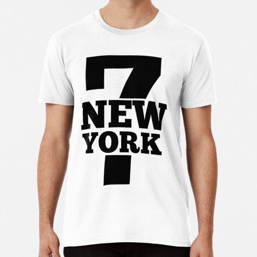 Remera Estilo De Los Siete De Nueva York Algodon Premium