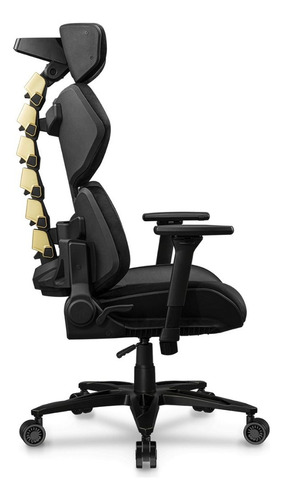 Silla Gamer Cougar Terminator Elite Gold Gaming Color Dorado Oscuro Material Del Tapizado Algodón