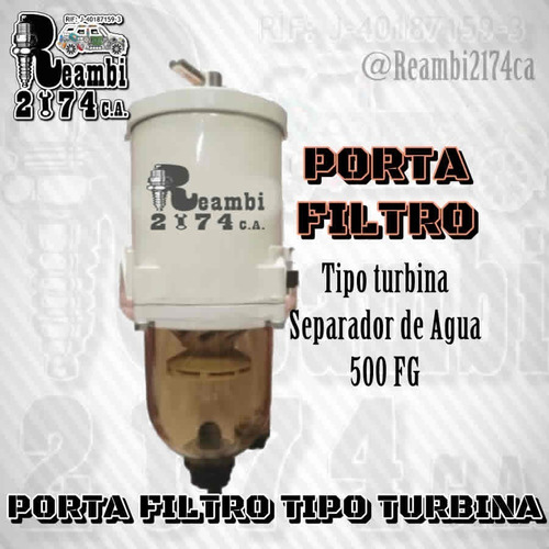 Porta Filtro Con Turbina 500fg 2010