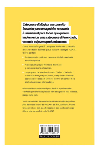 Livro Católico Coleção Leitura Youcat Catequese Dialógica