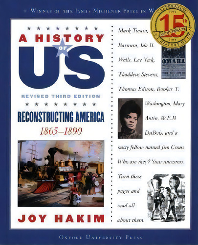 A History Of Us: Reconstructing America: A History Of Us Book Seven, De Joy Hakim. Editorial Oxford University Press Inc, Tapa Blanda En Inglés