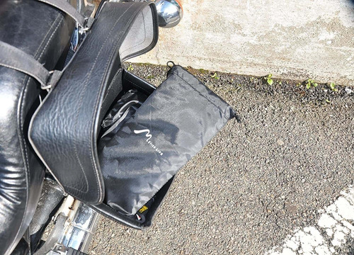 Imagen 7 de 7 de Sol Funda De Asiento De La Motocicleta De Reflexión Po...