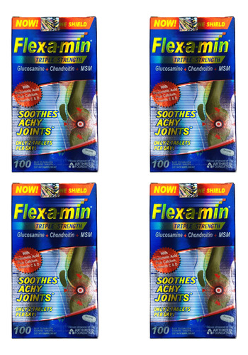 Flexamin Azul Glucosamine 4unid - Unidad a $897