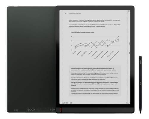 Boox Tablet Tab X 13,3 Epaper Digital Papel 6g 128g E Ink