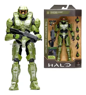 Halo Figura Master Chief Con Accesorios Original Scarletkids