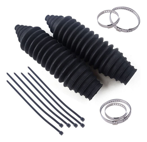 Kit Polaina Universal Silicona Maletero Piñón Color Negro