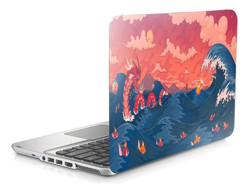 Skin Adesivo Protetor Para Notebook 17 Pokémon Gyarados B24