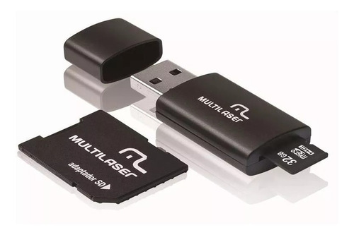 Cartão De Memória Sd 32gb 3x1 Micro Sd Class10 Multilaser