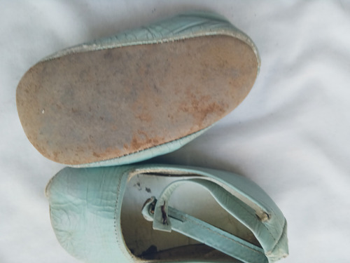 Sapato Bebe Antigo Para Coleção - Década De 1960 - Y (Usado)