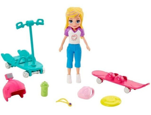 Polly Pocket - Ride Outside Polly  6 Accesorios 