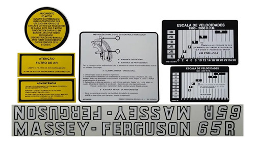 Decalque Do Massey Ferguson 65-r     2730748