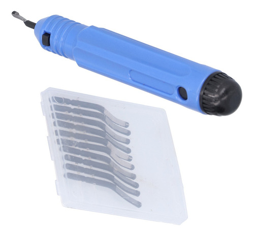. Aparar Rebarbas Do Raspador E Remover Lâminas De