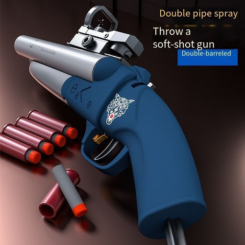 . Pistola De Doble Cañón Escopeta De Expulsión De Carcasa