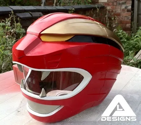 Planos Casco Power Ranger Wild Force Red Ranger Rojo