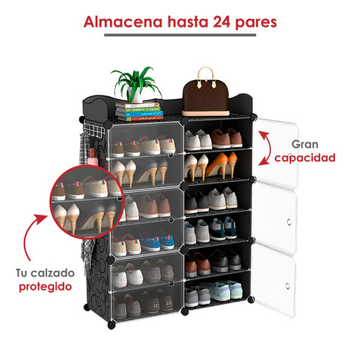 Organizador Modular, Zapatero Multiuso 12 Niveles