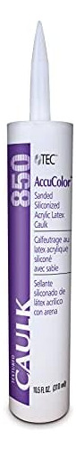 Accucolor - Siliconized Sanded Acrylic Caulk - Fast-dry...