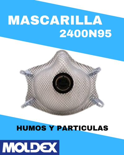 Mascarilla Descartable Vapores Organico Moldex  2840r95