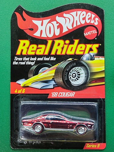 '69 Cougar Real Rider Rlc Hotwheels Mattel 