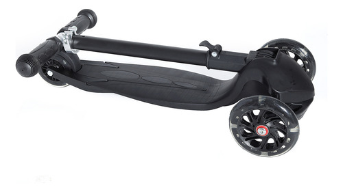 Scooter 3 Ruedas Con Luces Color Negro Arthome