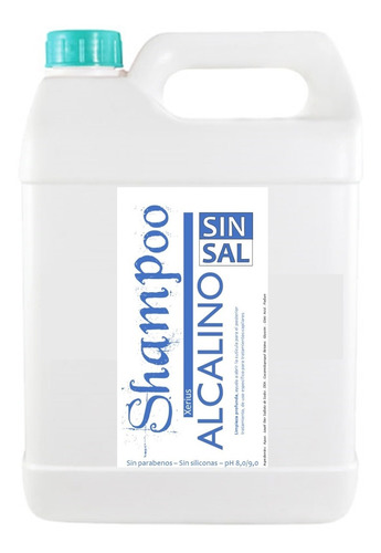 Shampoo Alcalino Pre Tratamientos - Ph 8/9 5 Lt