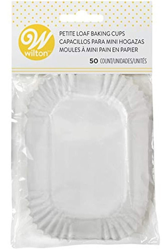 Wilton Petite Capacillos De Papel Para Hornear, Blanco