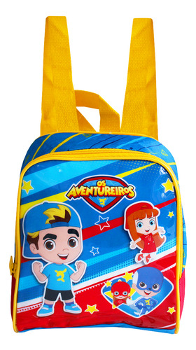 Kit Mochila Rodinhas Os Aventureiros Com Lancheira Infantil
