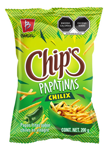 3 Pack Papas Fritas Papatinas Chips Barcel 200