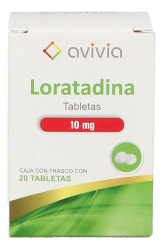 Loratadina 10 Mg 20 Tabletas
