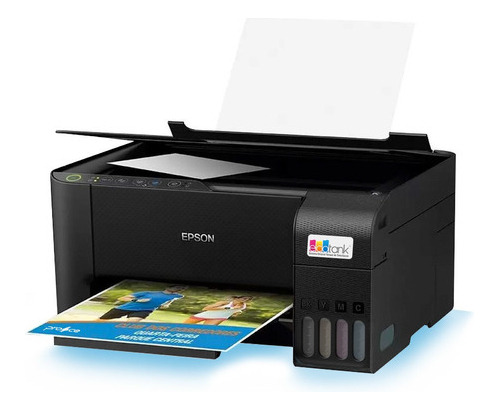 Impresora Epson Ecotank L3250 Wifi Biv multifuncional 3x1, color negro, 100 V/240 V