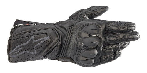 Luva Alpinestars Sp-8 V3 Preto-preto Em Couro Proteção Cor Preto Tamanho GGG - 2XL