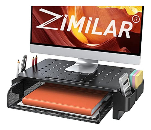 Zimilar Monitor stand Riser With Drawer, Monitor riser With 