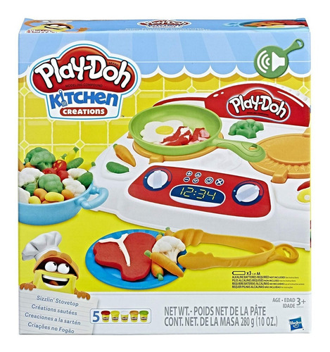 Creaciones De Cocina Sizzlin Play-doh, Original, Importado