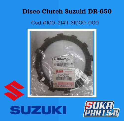 Disco Clutch Suzuki Dr-650 21441-31d00-000