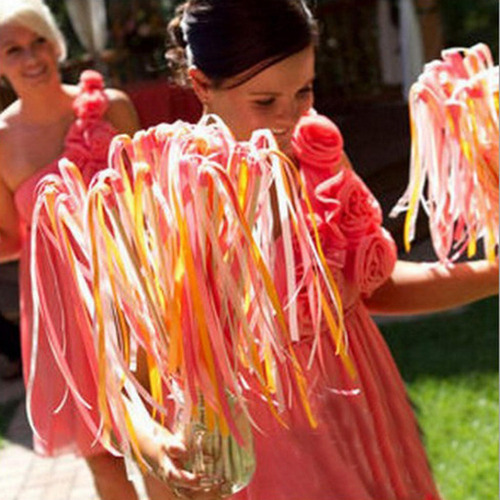 10x Cinta Campana Varitas De Colores Palos De Madera Boda
