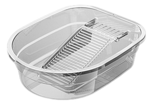 Tabla De Lavado Antideslizante Para Lavabo De Transparente