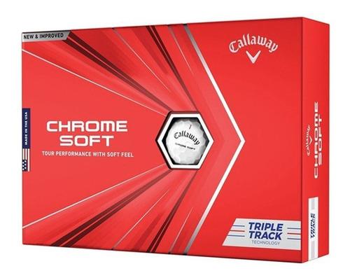 Imagen 1 de 7 de Pelotas Callaway Chrome Soft 20 Triple Track | Thegolfershop
