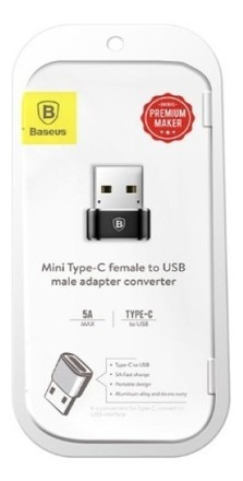 Imagen 9 de 9 de Adaptador Usb C Hembra A Usb Macho - Marca Baseus