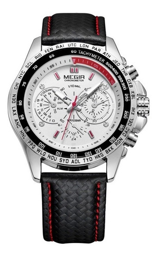 Nuevos Relojes Megir Malla De Cuero Legitimo