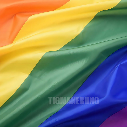 2pz Bandera Lgbt 150x90cm + Gis Arcoíris Pride Marcha Gay