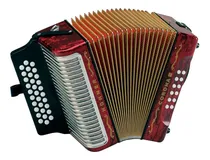 Comprar Acordeón Hohner Corona Iii Gcf Rojo A5723s Caja Cerrada