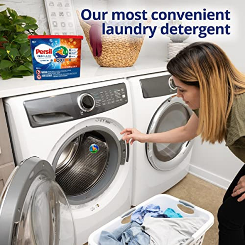 Imagen 7 de 9 de Quitamanchas Persil Discs Detergente Para Ropa, Oxi, 38 Unid